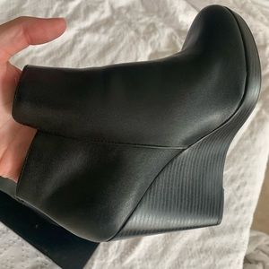 Torrid Black vegan leather ankle bootie